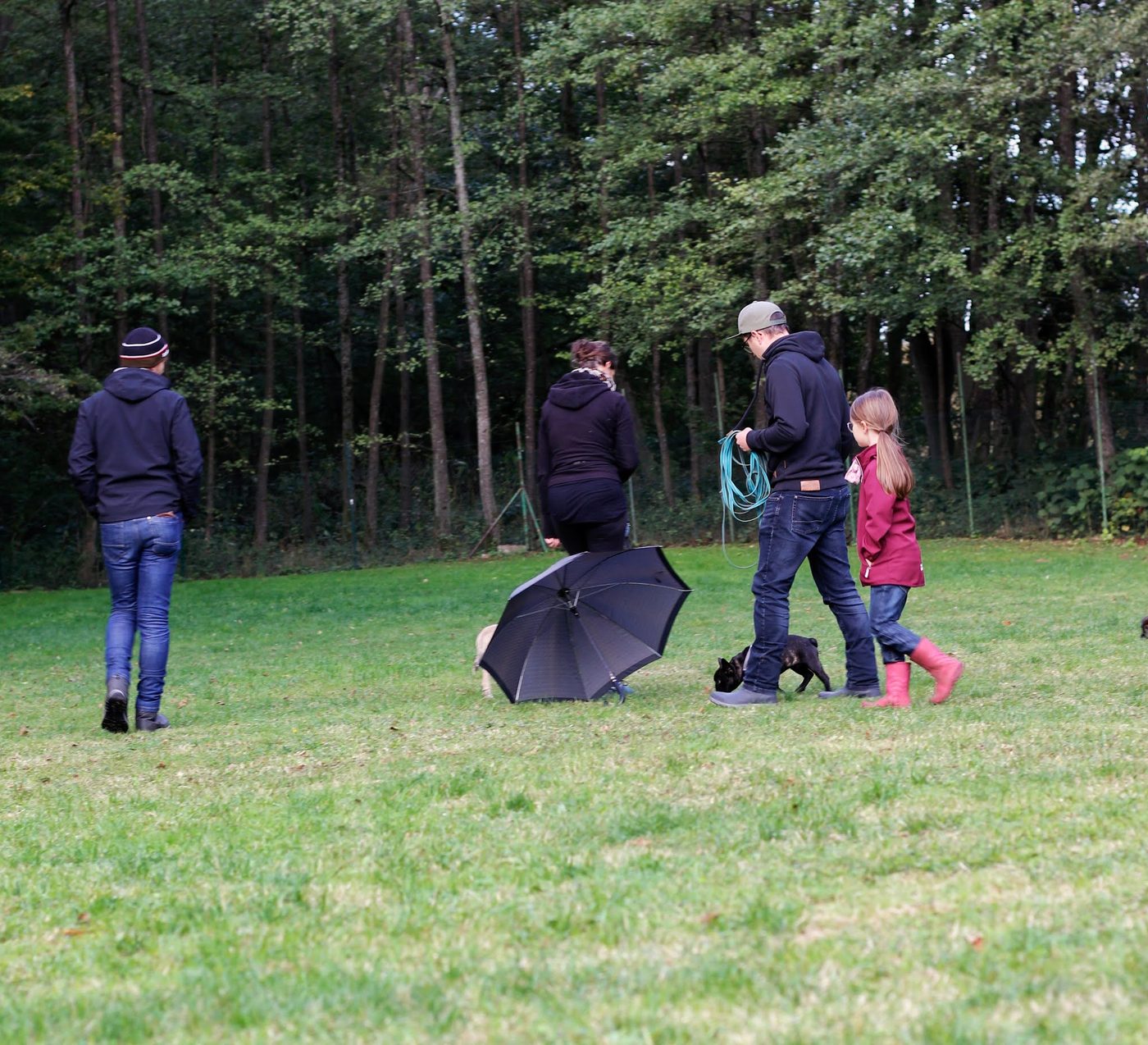 Auf dem Trainingsplatz